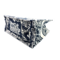 Dior Book Tote Toile Bleue et Blanche