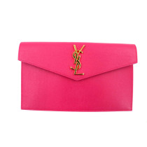 Saint Laurent Uptown Fuchsia Leather