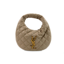 Saint Laurent Icarino Leather Beige