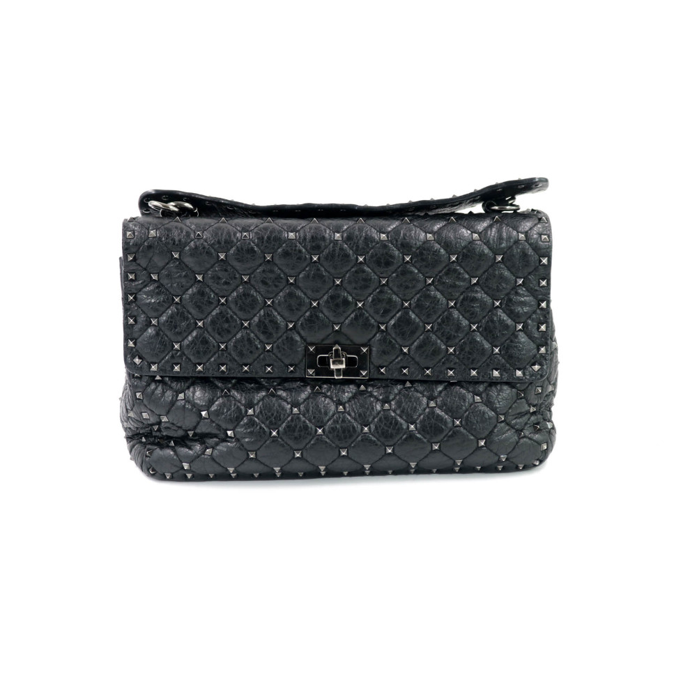 Valentino Spike Pelle Nera