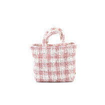 Prada Tote Bag Mini Paglia Rosa