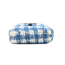 Prada Tote Bag Mini Paglia Blu