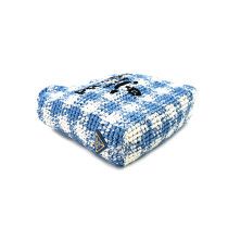 Prada Tote Bag Mini Paglia Blu