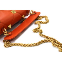 Valentino Roman Stud Leder Orange