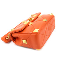 Valentino Roman Stud Pelle Arancio