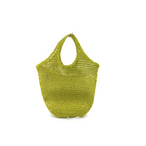 Prada Green Straw Shopping Bag