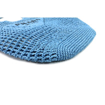Prada Shopping Paille Bleu