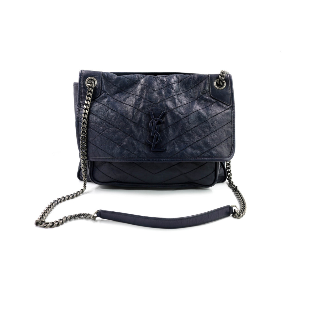 Saint Laurent Niki Pelle Blu