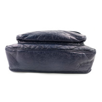 Saint Laurent Niki Leder Blau