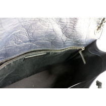 Saint Laurent Niki Blue Leather