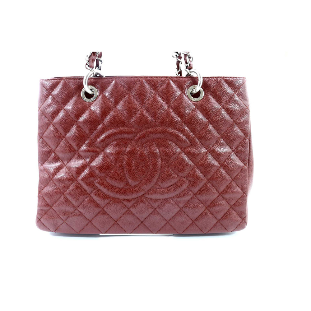 Chanel GST Cuir Bordeaux