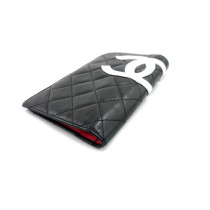 Chanel Black and White Leather Wallet