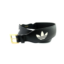 Gucci for Adidas Black Leather Belt