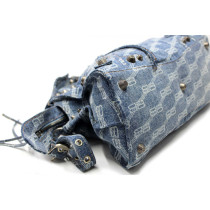 Balenciaga Neo City Cagole Denim Bleu