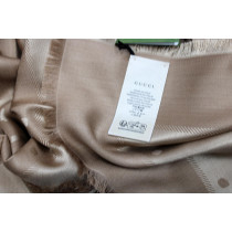 Gucci Stola GG Jumbo Wolle und Seide Sand