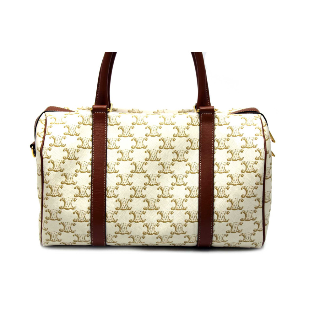 Celine Bauletto Triomphe Tela Bianca