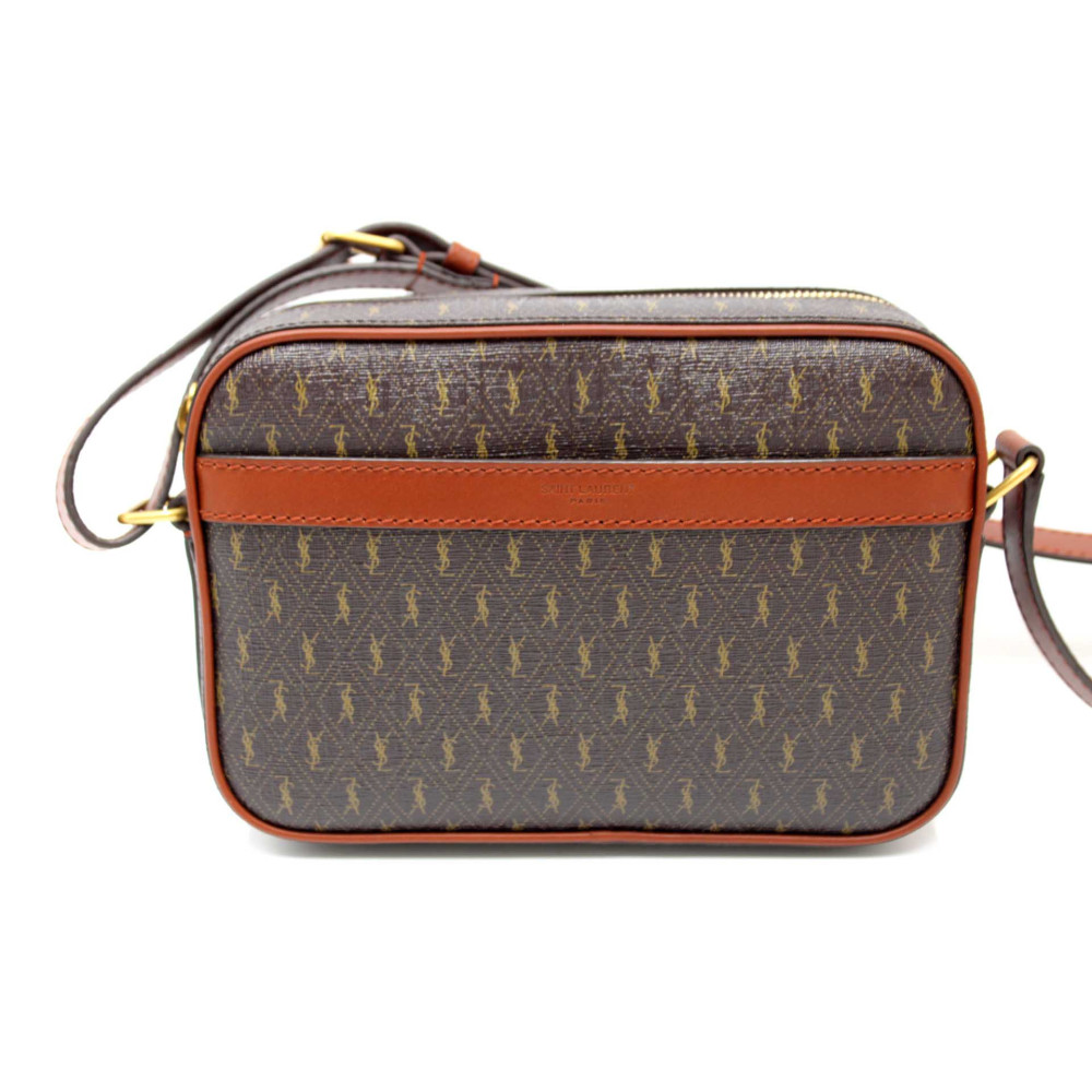 Saint Laurent Camera Bag Leder Braun