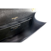 Saint Laurent Envelope Black Leather