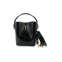 Saint Laurent Le 37 Small in Pelle Lucida Nera