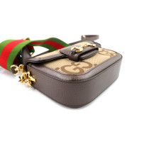 Gucci Horsebit 1955 GG Jumbo Beige