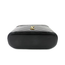 Saint Laurent Gaby Vanity Große Schwarzes Leder