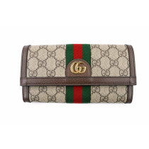 Gucci Portafoglio Ophidia GG Beige