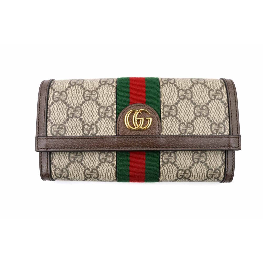 Portefeuille Ophidia GG Beige Gucci