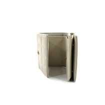 Saint Laurent Weißes Lederportemonnaie