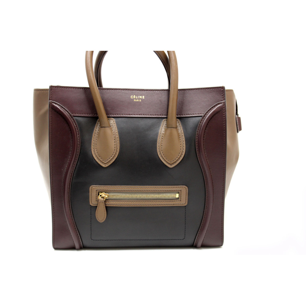 Celine Luggage Leder Tricolor