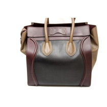 Celine Luggage Tricolor Leather