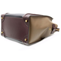 Celine Luggage Tricolor Leather