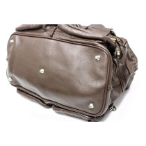 Chloe Betty Leather Mud Brown