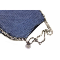 Stella McCartney Falabella Big Tweed Blue