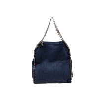 Stella McCartney Falabella Big Tweed Blu