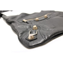 Balenciaga Messenger Schwarzes Leder