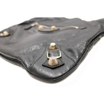 Balenciaga Messenger Schwarzes Leder