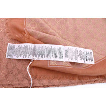 Gucci Stole Fabric and Pink Wool