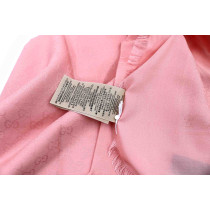 Gucci Shawl Fabric and Pink Wool