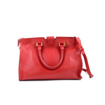Saint Laurent Cabas Cuir Rouge