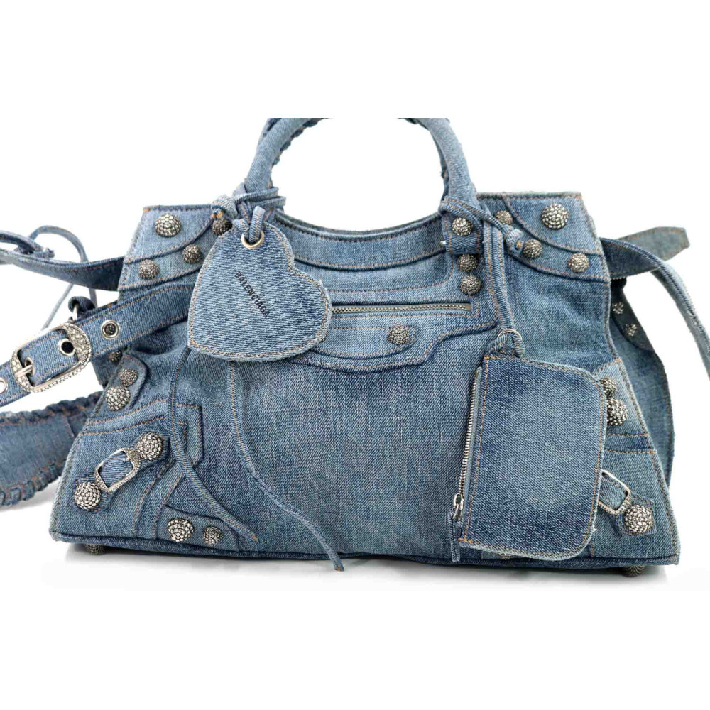 Balenciaga Neo City Denim Blau
