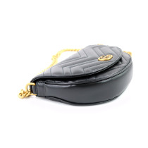Gucci Marmont Demi-lune Cuir Noir