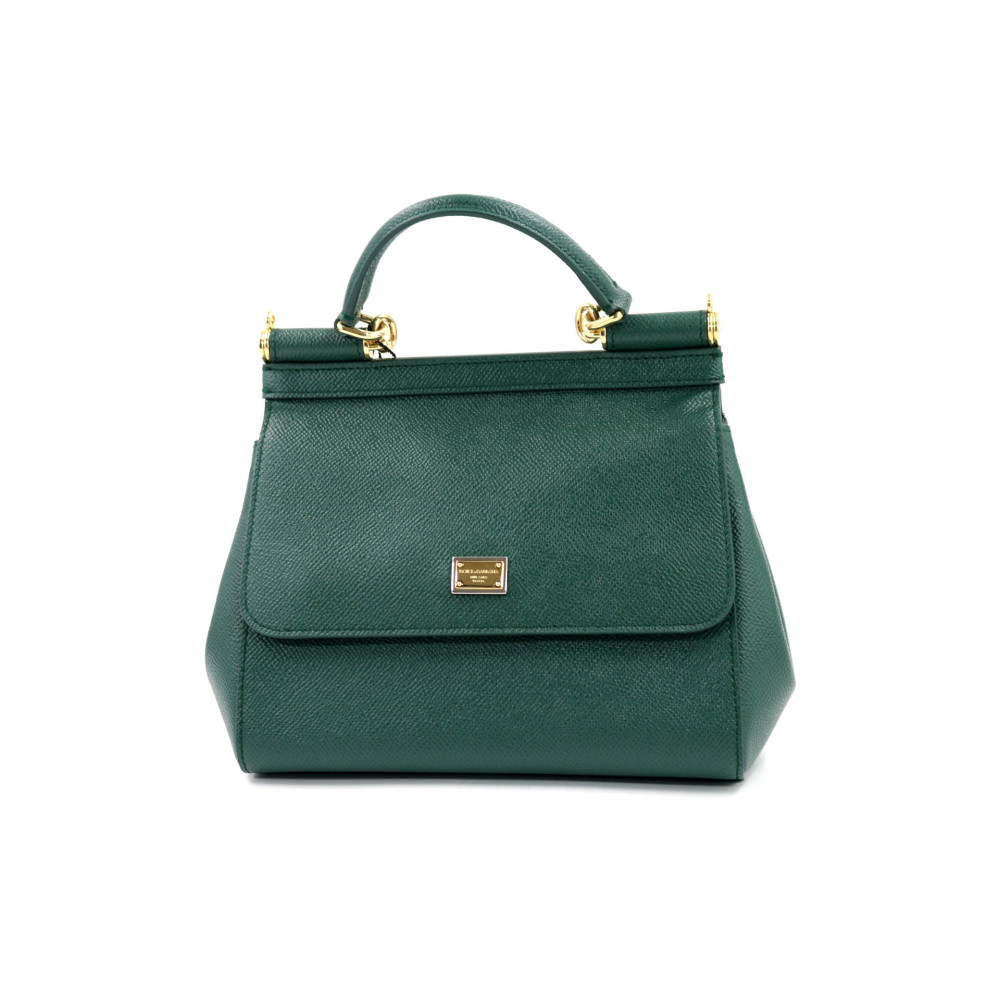 Dolce & Gabbana Miss Sicily Green Leather
