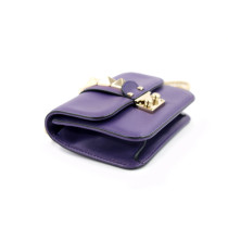 Valentino Glam Lock Pelle Viola