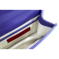 Valentino Glam Lock Purple Leather