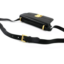 Miu Miu Sacoche en Cuir Noir