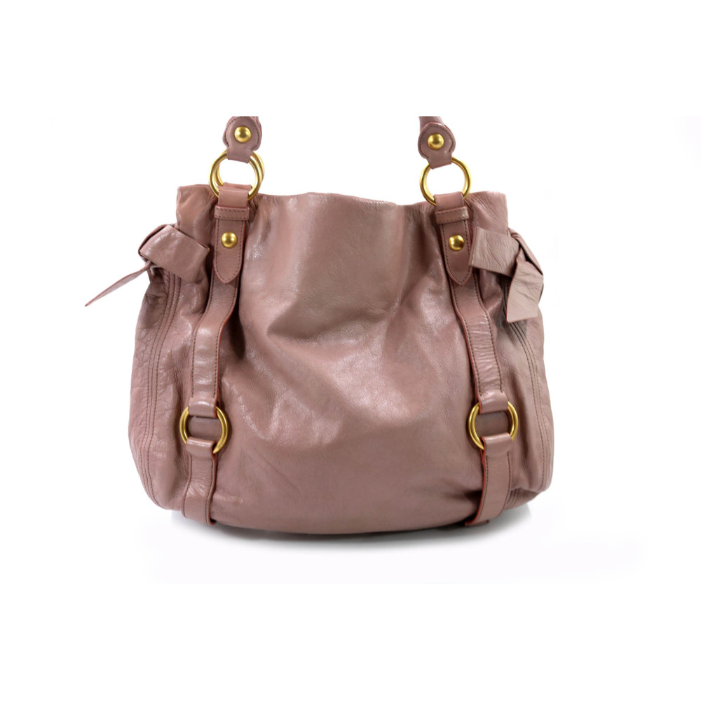 Miu Miu Shopping Pelle Rosa