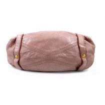 Miu Miu Rosa Leder Shoppingtasche