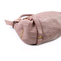 Miu Miu Pink Leather Shopping Bag