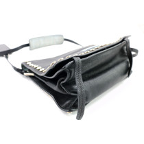 Prada Etiquette Schwarzes Leder