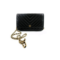 Chanel Woc Black Leather